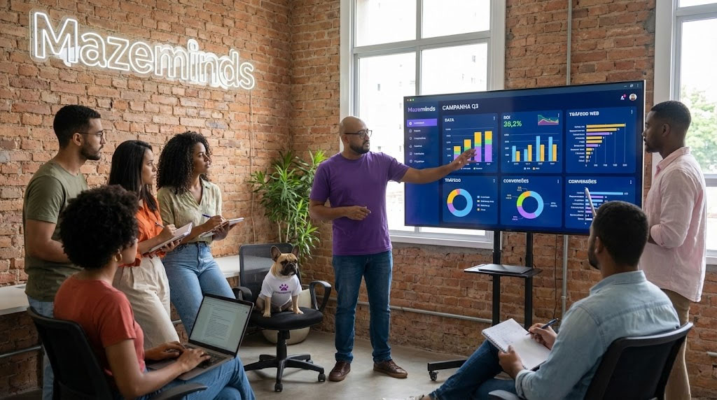 Análise de dados em um contrato de marketing